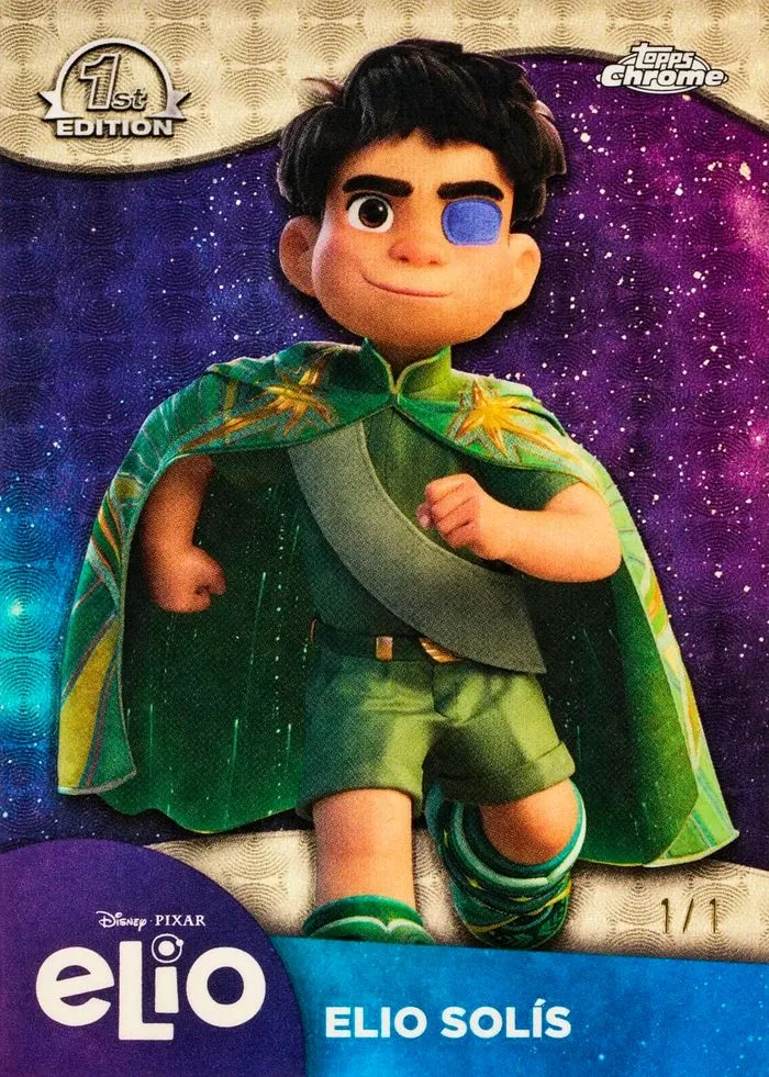 Elio Solís 1st Edition SuperFractor, 2025 Topps Chrome Disney, 1/1