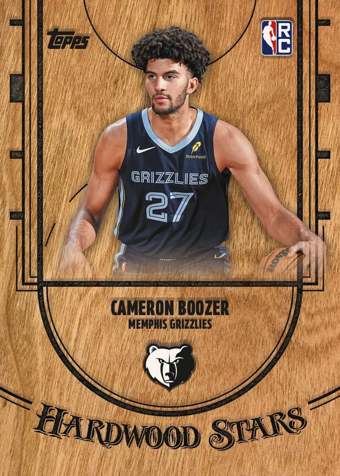 Cameron Boozer Hardwood Stars rookie card
