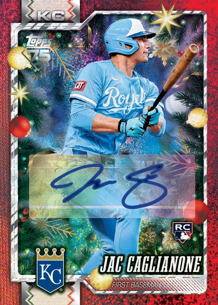 Jac Caglianone rookie autograph, red