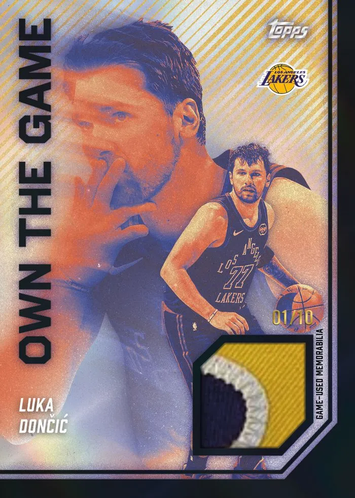 Luka Doncic Own the Game patch card