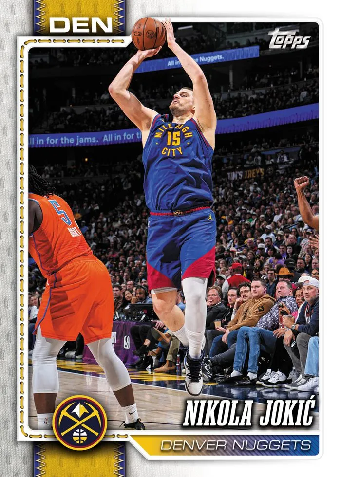 Nikola Jokic 2026-27 Topps base card