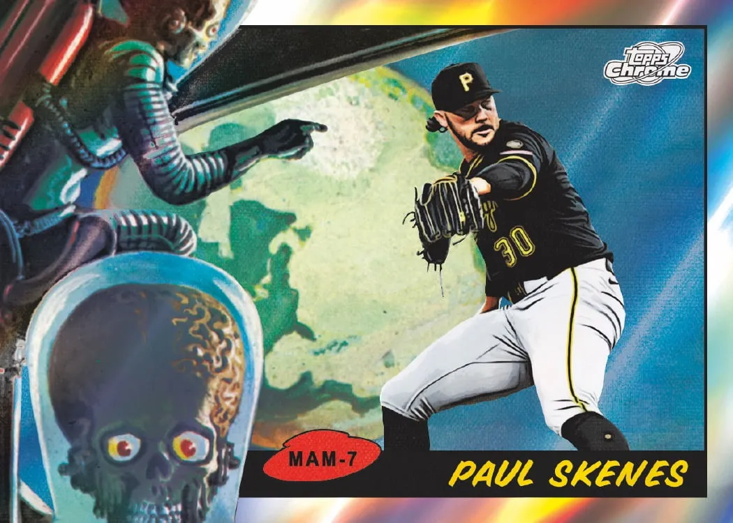 Paul Skenes Mars Attacks MLB card