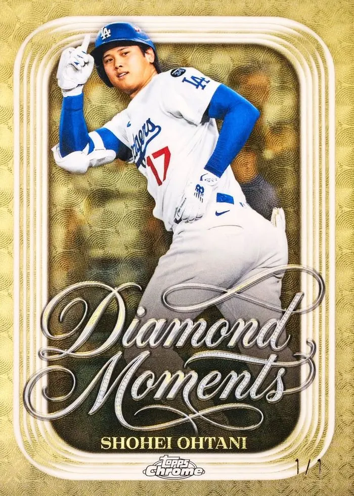Shohei Ohtani Diamond Moments SuperFractor insert